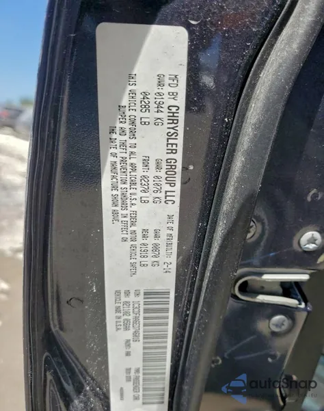 2014 Dodge Dart Se z USA, uszkodzony, nr VIN 1C3CDFAA6ED746016